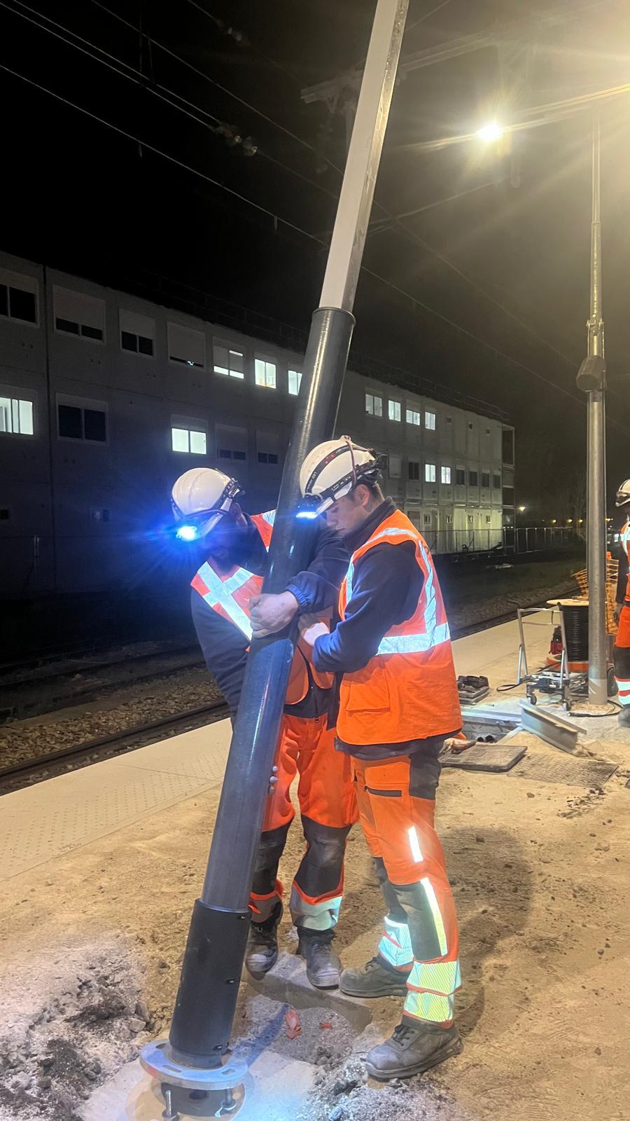 Modernisation &eacute;lectrique de la gare de Melun : travaux CFO et CFA r&eacute;alis&eacute;s par SITCF image 4