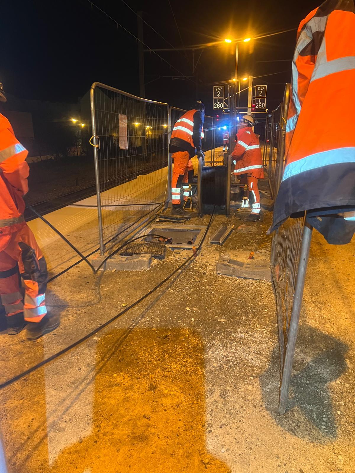 Modernisation &eacute;lectrique de la gare de Melun : travaux CFO et CFA r&eacute;alis&eacute;s par SITCF image 10