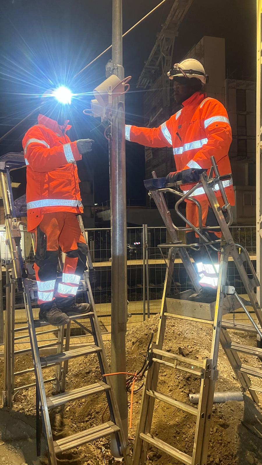 Modernisation &eacute;lectrique de la gare de Melun : travaux CFO et CFA r&eacute;alis&eacute;s par SITCF image 11