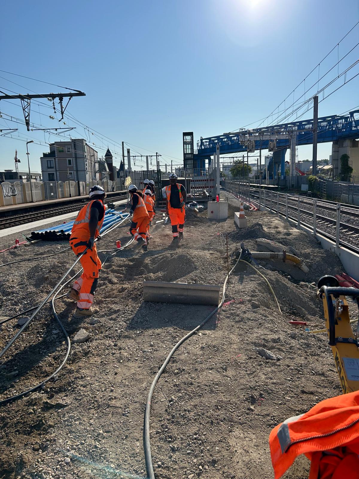 Travaux électriques Gare de Clamart image 8