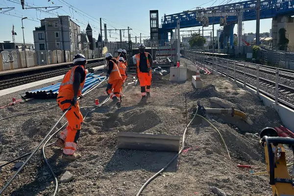 Travaux électriques Gare de Clamart image 8
