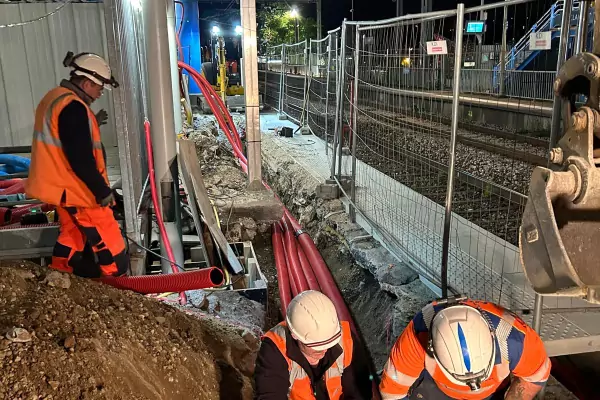 Travaux électriques Gare de Clamart image 3