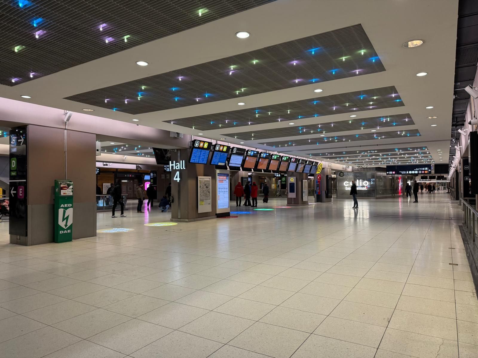 Eclairage et signaletique lumineuse gare image 2