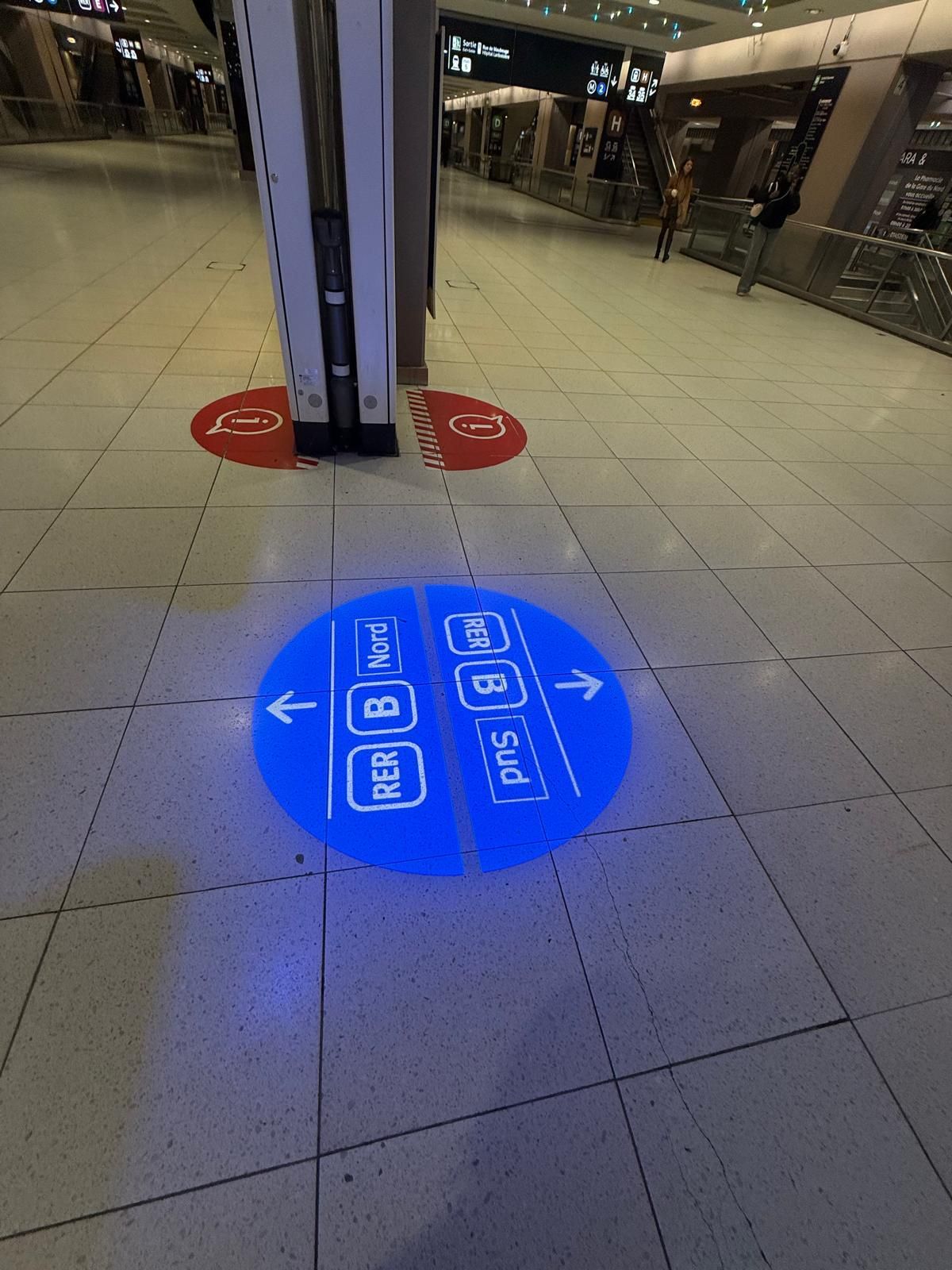 Eclairage et signaletique lumineuse gare image 3