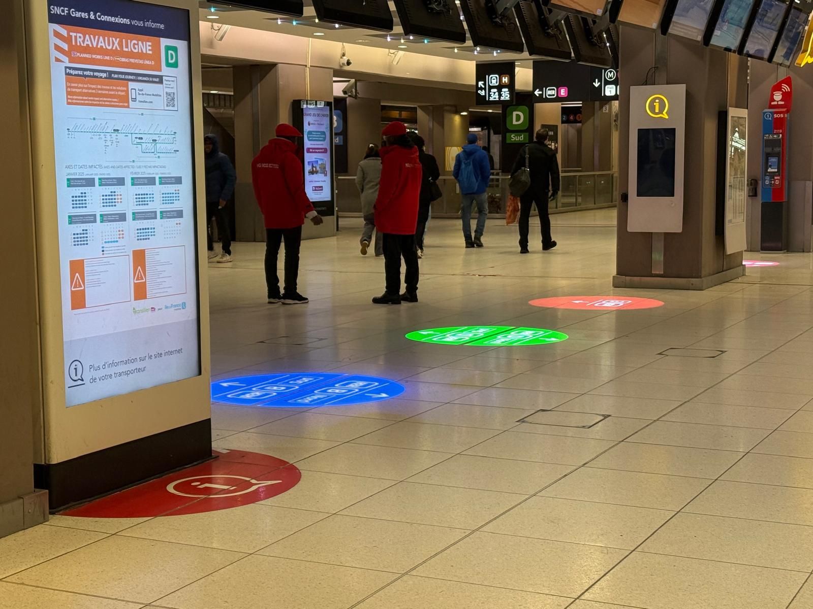 Eclairage et signaletique lumineuse gare image 4