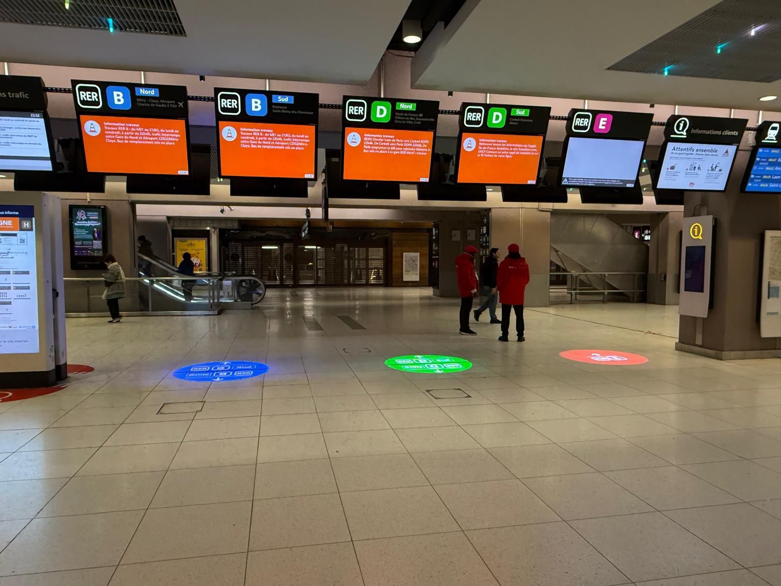 Eclairage et signaletique lumineuse gare image 6