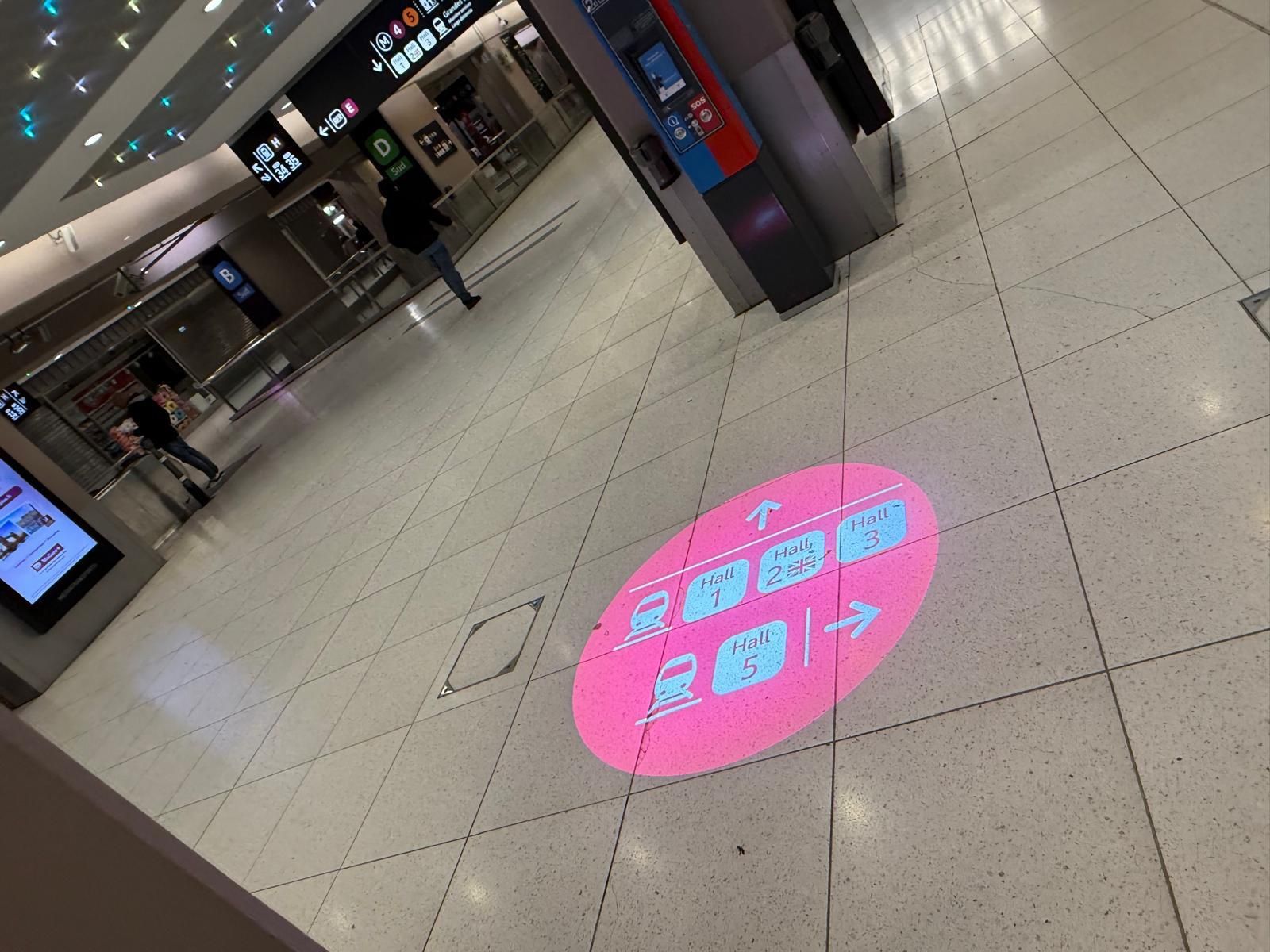 Eclairage et signaletique lumineuse gare image 8