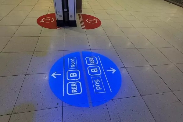 Eclairage et signaletique lumineuse gare image 3