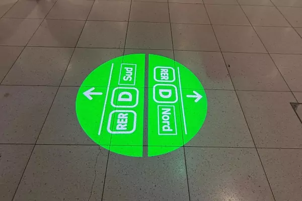 Eclairage et signaletique lumineuse gare image 7